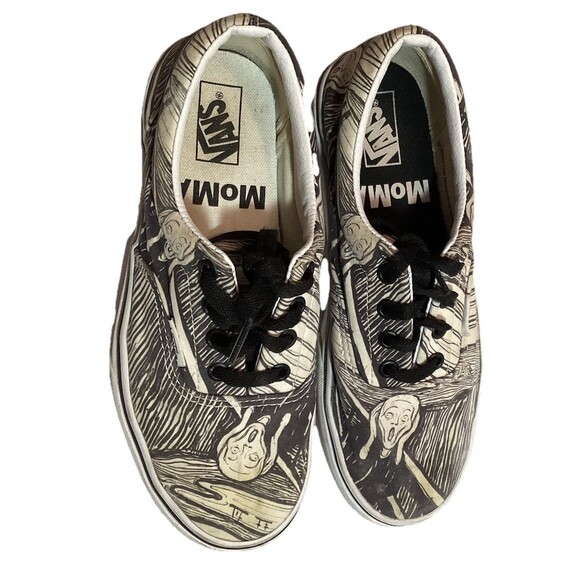 Vans x Moma Unisex Lace-up Sneakers The Scream by Edward Munch Size W6.5 M5 - Picture 3 of 15